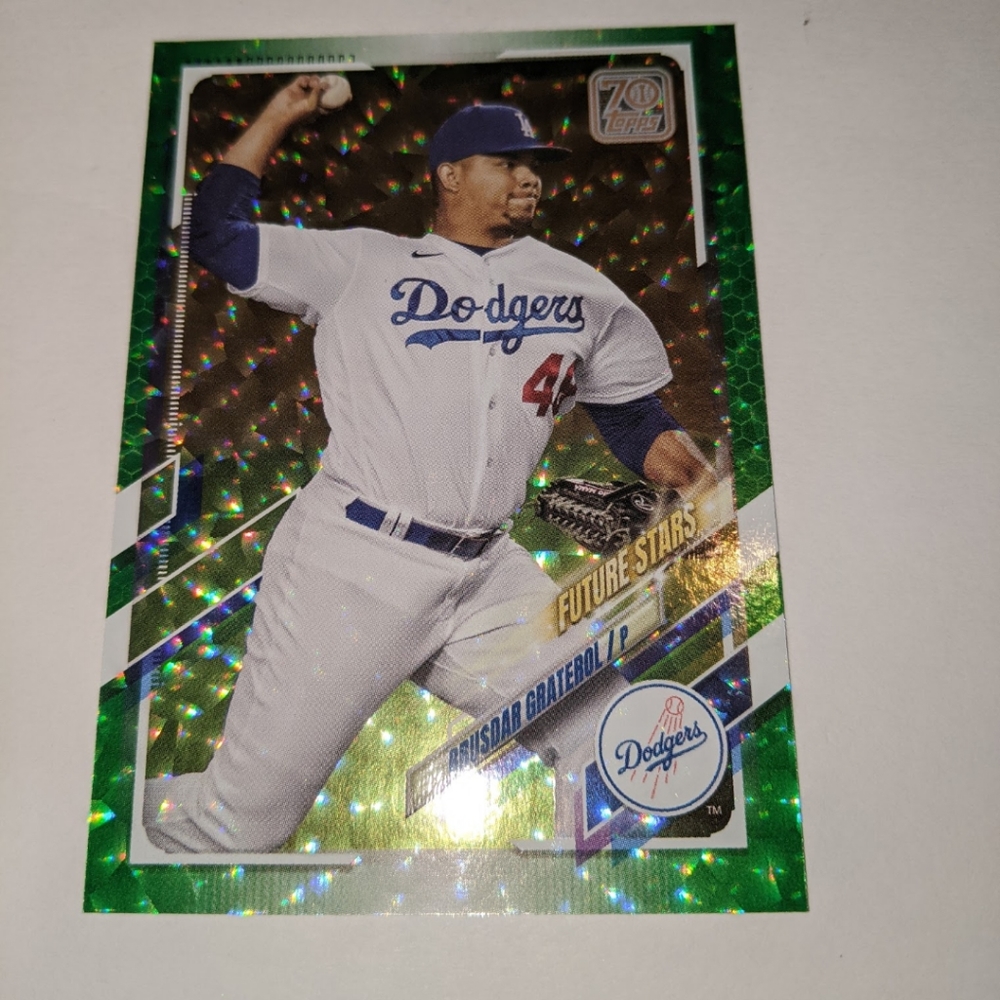 2021 Topps Series 1 GREEN Sparkle SP  BRUSDAR GRAT